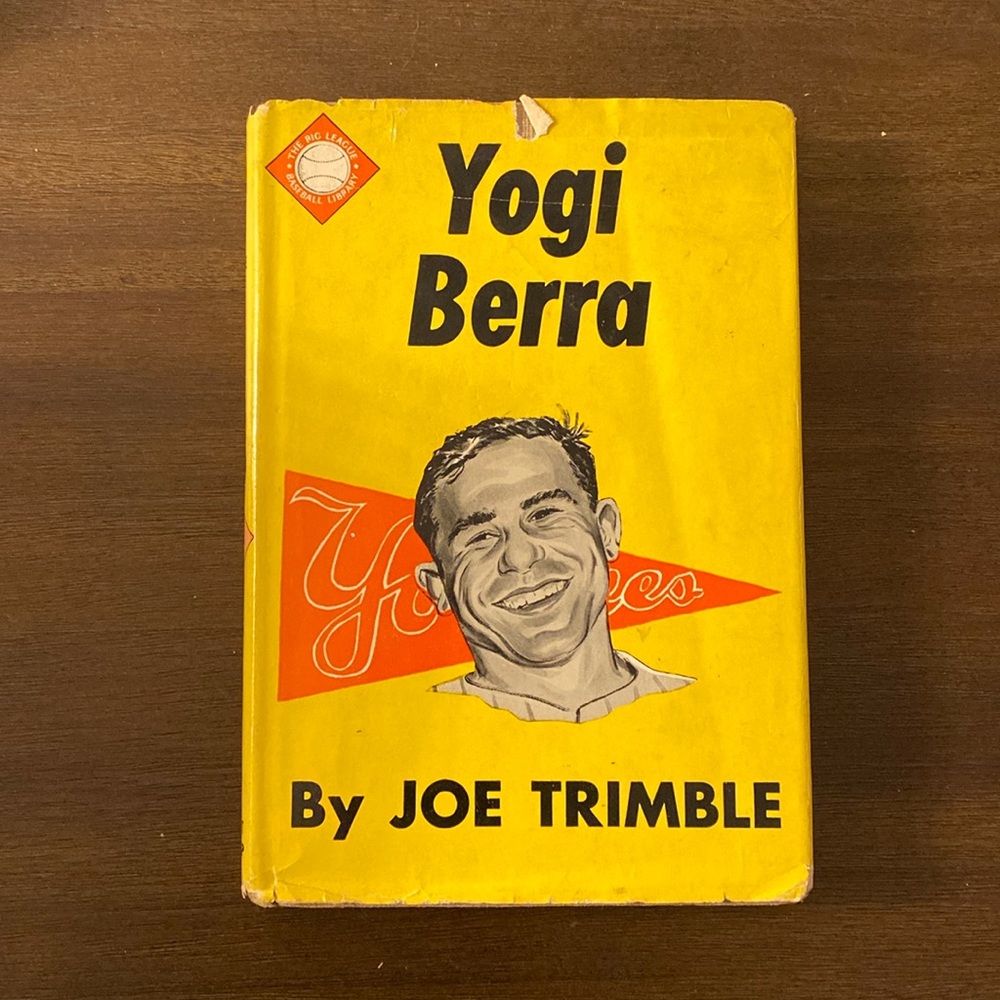 Yogi Berra By Joe Trimble (vintage, 1956) hardcover (GOOD)